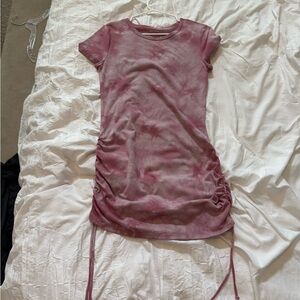 Wild Fable Maroon Tie-Dye Top